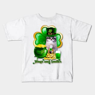 Leprechaun Kitty Kids T-Shirt